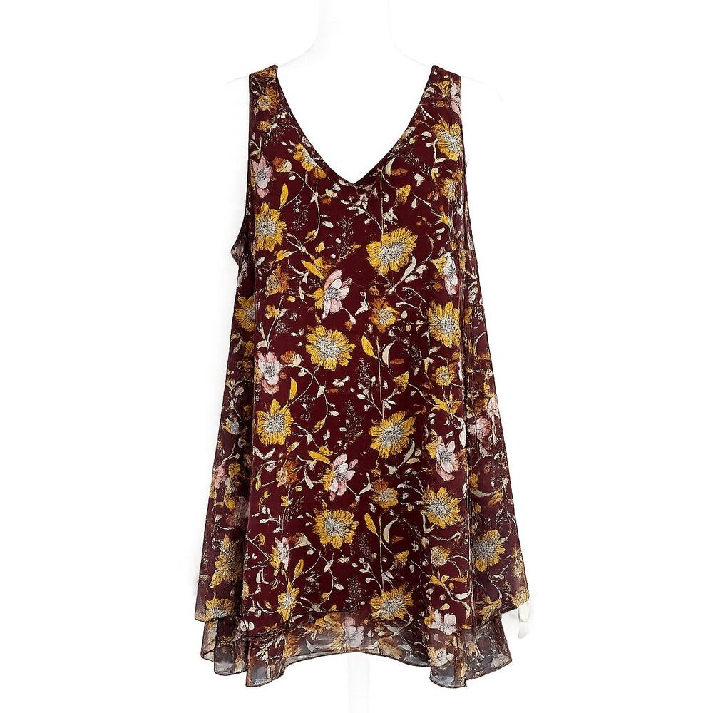 Lane Bryant Modern Swing Double-Layer Chiffon Tank – Size 30